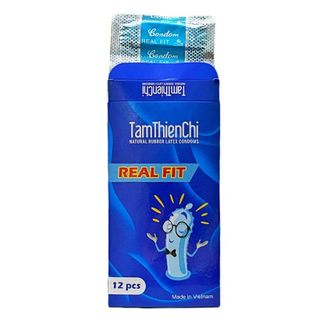 Bao cao su Tâm Thiện Chí Real Fit Size nhỏ Lốc 12 hộp 12 cái