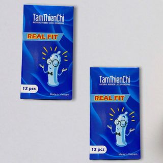 Bao cao su Tâm Thiện Chí Real Fit Size nhỏ Lốc 12 hộp 12 cái