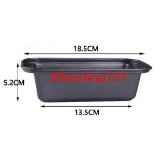 Khuôn loaf chữ nhật chống dính cao cấp làm bánh mỳ 18x10