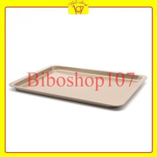 Khay nướng chống dính hình chữ nhật 33x23x2cm