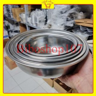 Bộ thau rổ Inox không gỉ 5 món tiện dụng