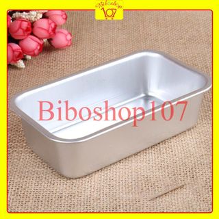 Khuôn loaf nhôm làm bánh hợp kim cao cấp hình chữ nhật A02 (12x7x3)