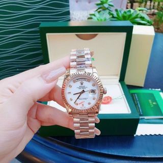ĐỒNG HỒ ROLLEX CƠ NAM 2 LỊCH CAO CẤP NEW