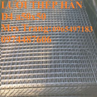 Lưới thép hàn D4 a50x50 có sẵn . Nhận đặt hàng theo kích thước yêu cầu giá sỉ