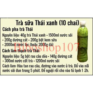 Combo bột kem sữa S-Creamer 1kg + Trà xanh Thái Lan pha trà sữa 200g