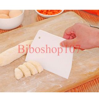 Combo Tấm lót nhào bột silicon 50x40cm + cán lăn bột gỗ 30cm + Miếng cắt bột nhựa