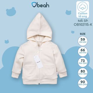 Áo khoác tổ ong Obeah có 3 màu size từ 3-24m
