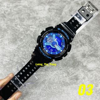 Đồng hồ nam GA 110 Đen Mặt Xanh Tím | Giá bán sỉ