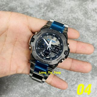 Đồng hồ nam GST B400 Full Bạc Cacbon | Giá bán sỉ