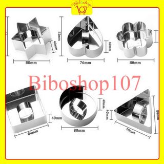 Khuôn làm bánh mousse mini inox cao cấp các hình tùy chọn