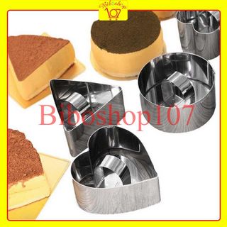 Khuôn làm bánh mousse mini inox cao cấp các hình tùy chọn