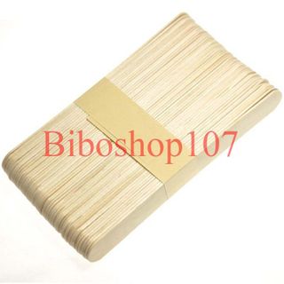 Bộ 50 que dẹt loại đẹp làm kem, làm đồ handmade (11 x 1cm)