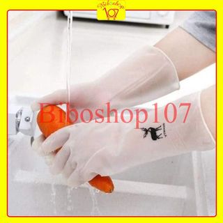 Găng Tay Cao Su Siêu Dai Đa Năng Làm Bếp Bánh, Vệ Sinh Nhà Cửa