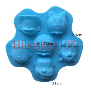 Khuôn silicon làm thạch, rau câu, socola Doremon và những người bạn