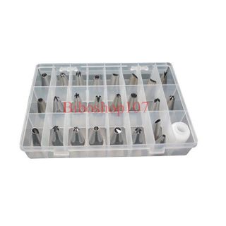 Bộ 24 đui bắt kem inox kèm chốt