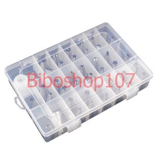 Bộ đui bắt bông kem 41 mẫu inox kèm chốt