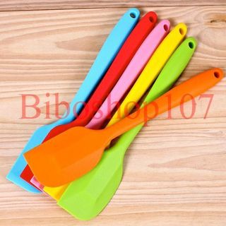 Cây vét bột spatula silicon đúc 21cm (Phới silicon) giá sỉ