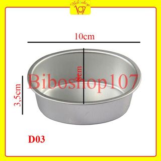 KHUÔN OVAL BẦU DỤC NHÔM ĐÚC CAO CẤP D03 (10x8x3,5)