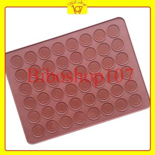 Khuôn silicon tấm nướng bánh macaron 48 ô giá sỉ