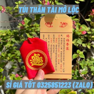 Túi Thần Tài Rước Lộc May Mắn, Túi Chiêu Tài Hút Lộc Hút Vượng Khí Giá Bao Rẻ giá sỉ