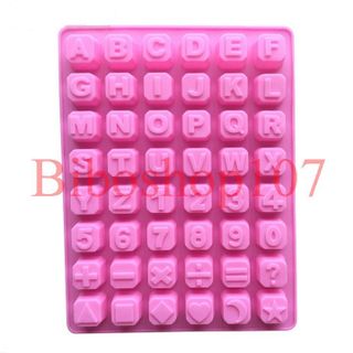 Khuôn silicon 48 ký tự chữ số