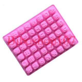 Khuôn silicon 48 ký tự chữ số