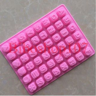 Khuôn silicon 48 ký tự chữ số