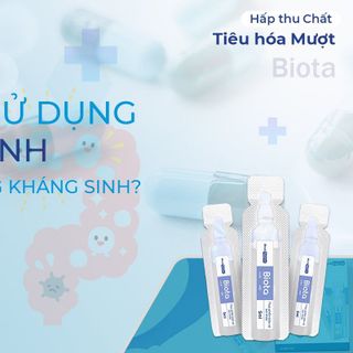 Men uống vi sinh MediSpores Biota bổ sung lợi khuẩn, hỗ trợ giảm triệu chứng rối loạn tiêu hóa cho bé, 5ml x 20 ống/hộp giá sỉ