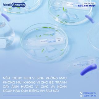 Men uống vi sinh MediSpores Biota bổ sung lợi khuẩn, hỗ trợ giảm triệu chứng rối loạn tiêu hóa cho bé, 5ml x 20 ống/hộp