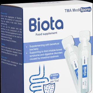 Men uống vi sinh MediSpores Biota bổ sung lợi khuẩn, hỗ trợ giảm triệu chứng rối loạn tiêu hóa cho bé, 5ml x 20 ống/hộp