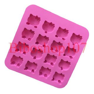 Khuôn silicon 16 chú mèo biểu cảm