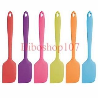 Cây vét bột spatula silicon đúc 28cm (Phới silicon)