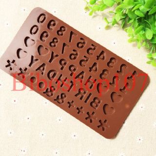 Khuôn silicon làm thạch, socola Happy birthday và số