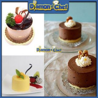 Khuôn Silicon 8 Lỗ/Ô Hình Trụ Làm Bánh mousse