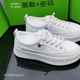 Giày thể thao nữ chất da mềm êm chân K438
