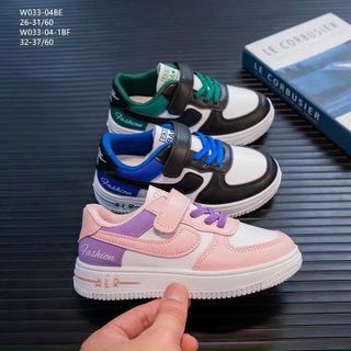 Giày thể thao trẻ em chất da mềm sành điệu W033