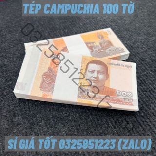 Sỉ 100 Tờ Tiền Campuchia Hình Phật, Mệnh Giá 100 Riels Giá Cực Kì Tốt