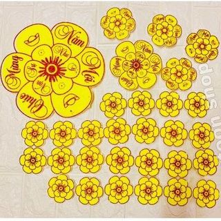Set Bông mai xốp 5 cánh giá sỉ
