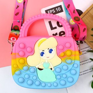 Mua sỉ túi xách đeo chéo cho bé gái dễ thương, túi bopit silicon