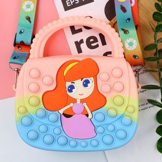 Mua sỉ túi xách đeo chéo cho bé gái dễ thương, túi bopit silicon