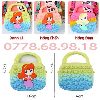 Mua sỉ túi xách đeo chéo cho bé gái dễ thương, túi bopit silicon