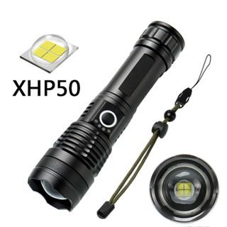 Đèn Pin siêu sáng XHP50 chất lượng giá tốt có zoom gần xa