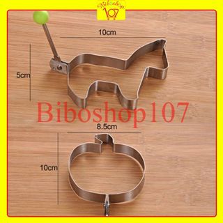 Khuôn chiên trứng, tạo hình làm bánh nhiều hình
