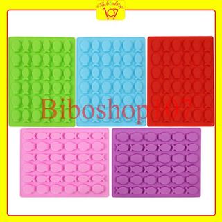 Khuôn silicon làm thạch, rau câu, socola 36 chú cá