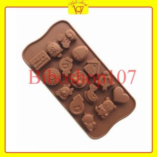 Khuôn silicon làm thạch, rau câu, socola Valentine Love 2