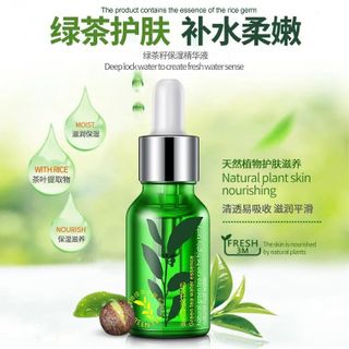 Tinh chất serum trà xanh Rorec giúp da trắng sáng và chống lão hóa ngừa mụn hiệu quả 15ml