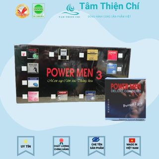 Bao cao su Powermen Dotted hạt nổi Lốc 48 hộp 3 cái