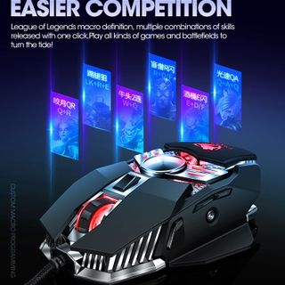 Mouse T - Wolf  V10 Led Game Có Dây Cổng Usb