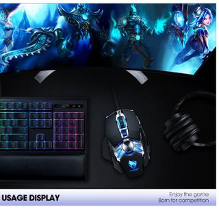 Mouse T - Wolf  V10 Led Game Có Dây Cổng Usb
