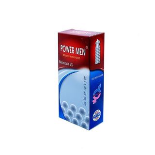 Bao cao su Powermen Ngọc trai kéo dài Lốc 12 hộp 12 cái